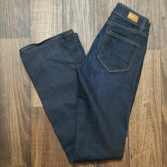 Paige size 24 Montecito Dark Wash Boot cut jeans - Picture 3 of 7